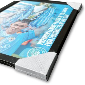 manchester city fc foden framed picture 16 x 12