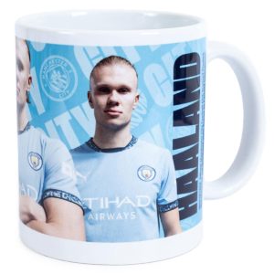 manchester city fc haaland mug