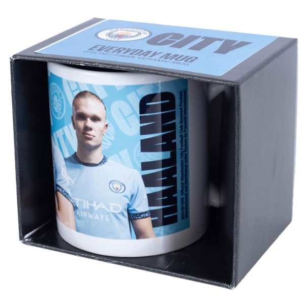 manchester city fc haaland mug