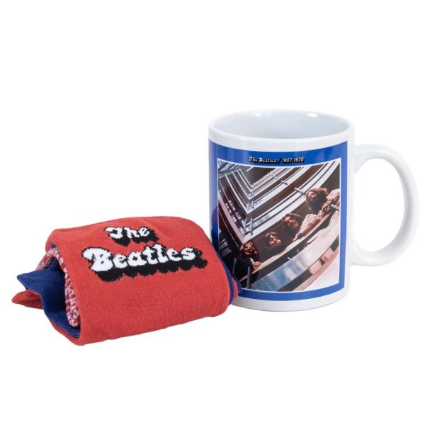 the beatles mug & sock set