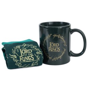 the lord of the rings mug & sock set