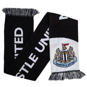newcastle united fc diagonal scarf
