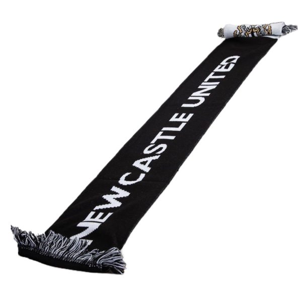 newcastle united fc diagonal scarf