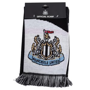 newcastle united fc diagonal scarf