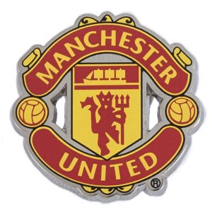 manchester united fc 6pc badge set