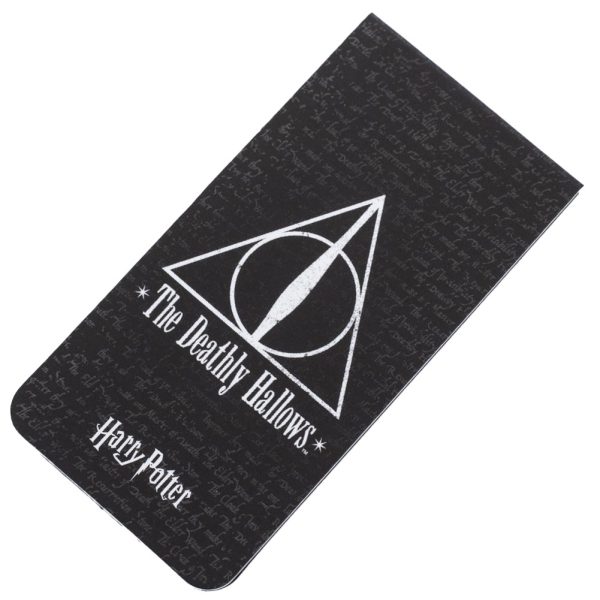harry potter deathly hallows magnetic bookmark