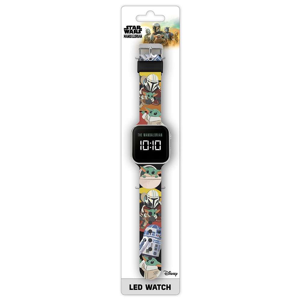 star wars: the mandalorian mando junior led watch star wars: the mandalorian mando junior led watch