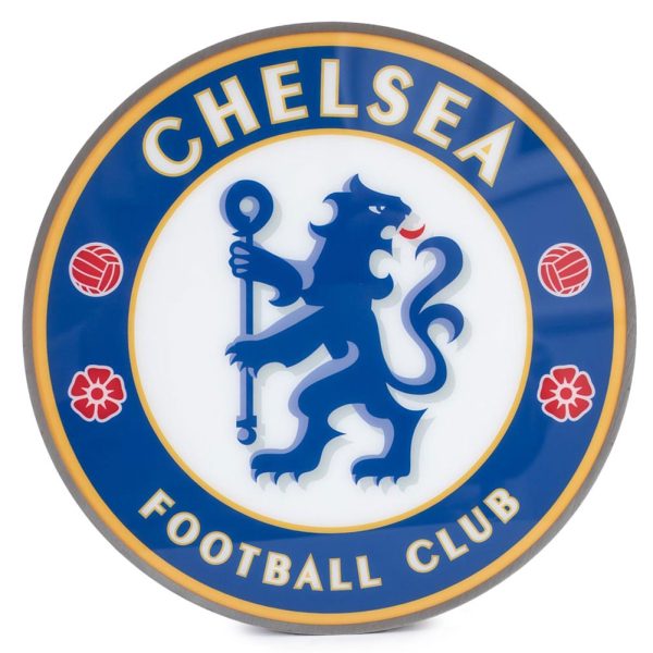 chelsea fc 12 inch led wall light