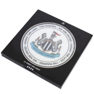 newcastle united fc 12 inch led wall light
