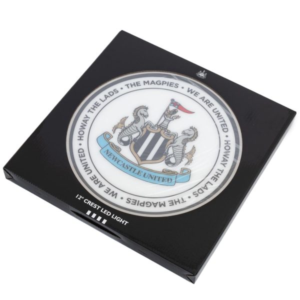 newcastle united fc 12 inch led wall light