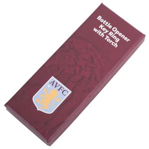 aston villa fc keyring torch bottle opener