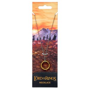 the lord of the rings silver plated one ring necklace