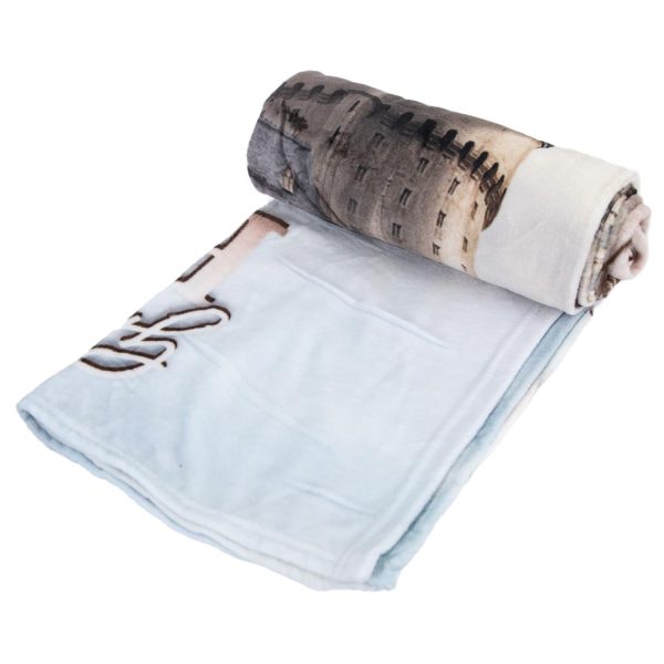 harry potter hogwarts castle premium fleece blanket