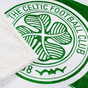 celtic fc sherpa fleece blanket