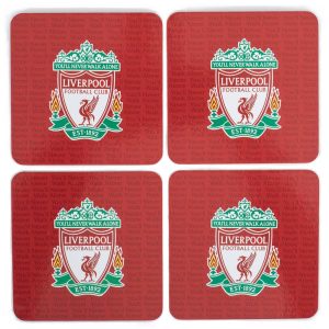 liverpool fc 4pk cork coaster