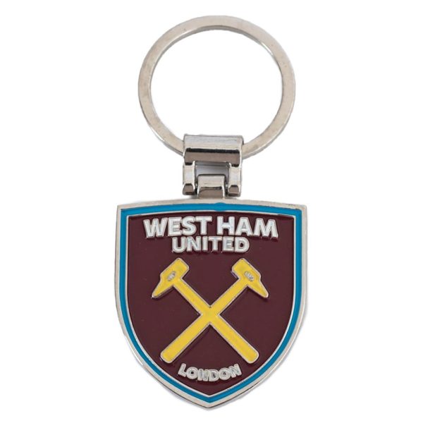 west ham united fc executive crest keyring
