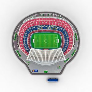 fc barcelona 3d stadium puzzle
