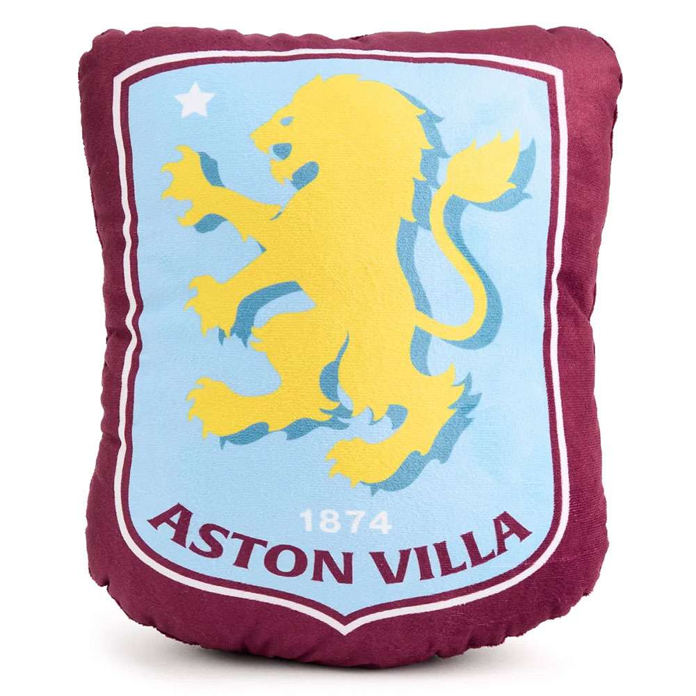 aston villa fc crest cushion