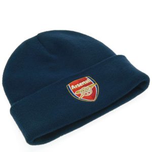 arsenal fc navy cuff beanie