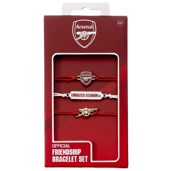 arsenal fc friendship bracelet set