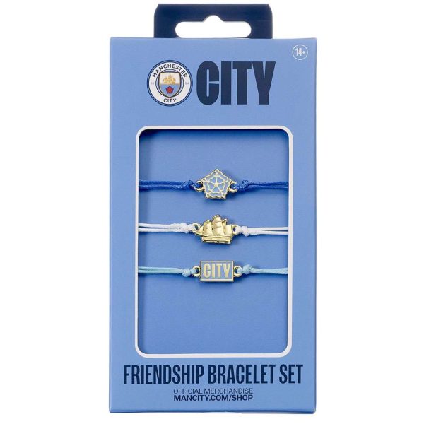 manchester city fc friendship bracelet set