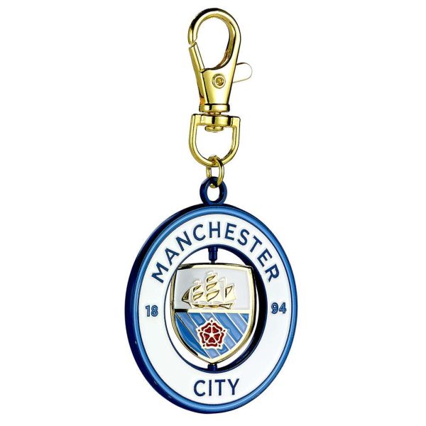 manchester city fc spinner bag charm