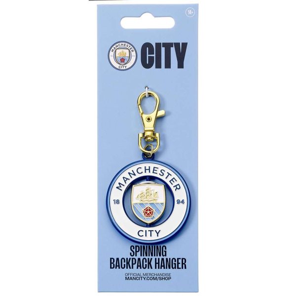 manchester city fc spinner bag charm