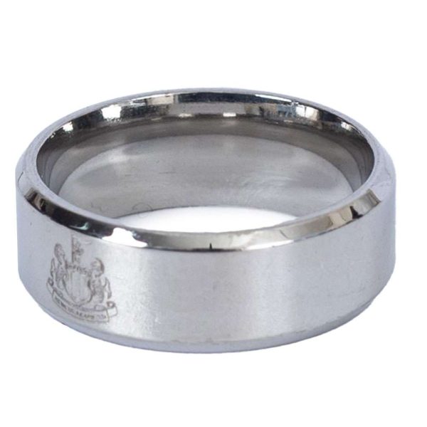 newcastle united fc slim band ring medium