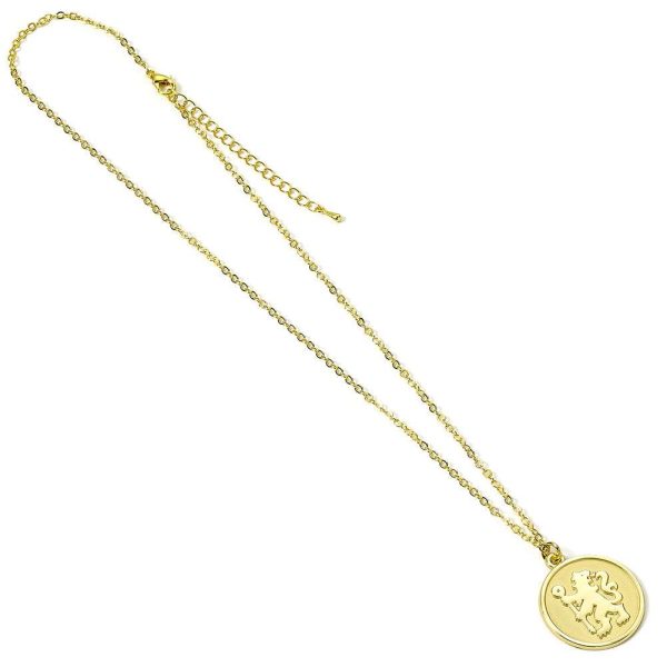 chelsea fc gold finish crest necklace