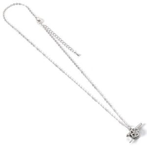 arsenal fc silver finish cannon necklace