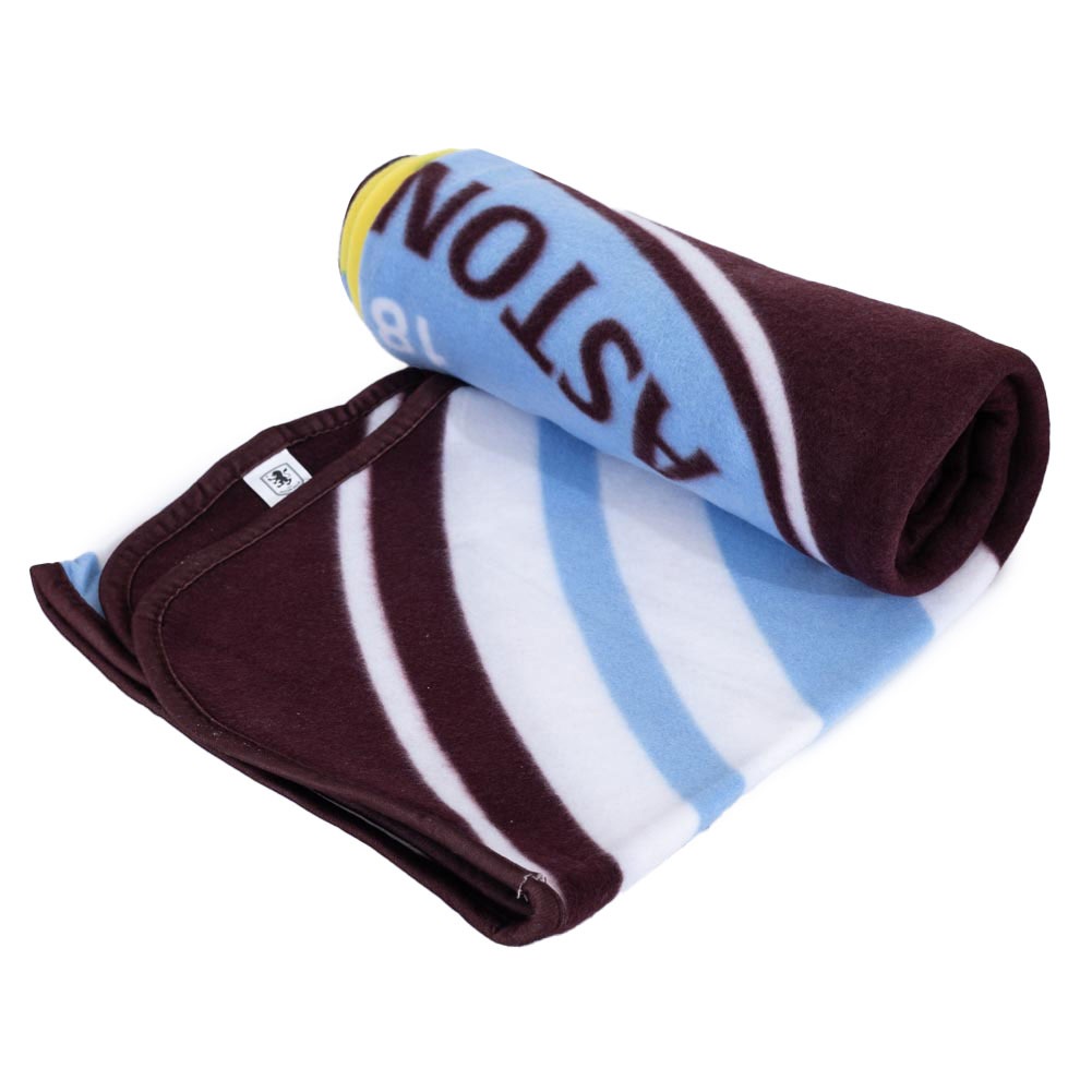 aston villa fc pulse fleece blanket