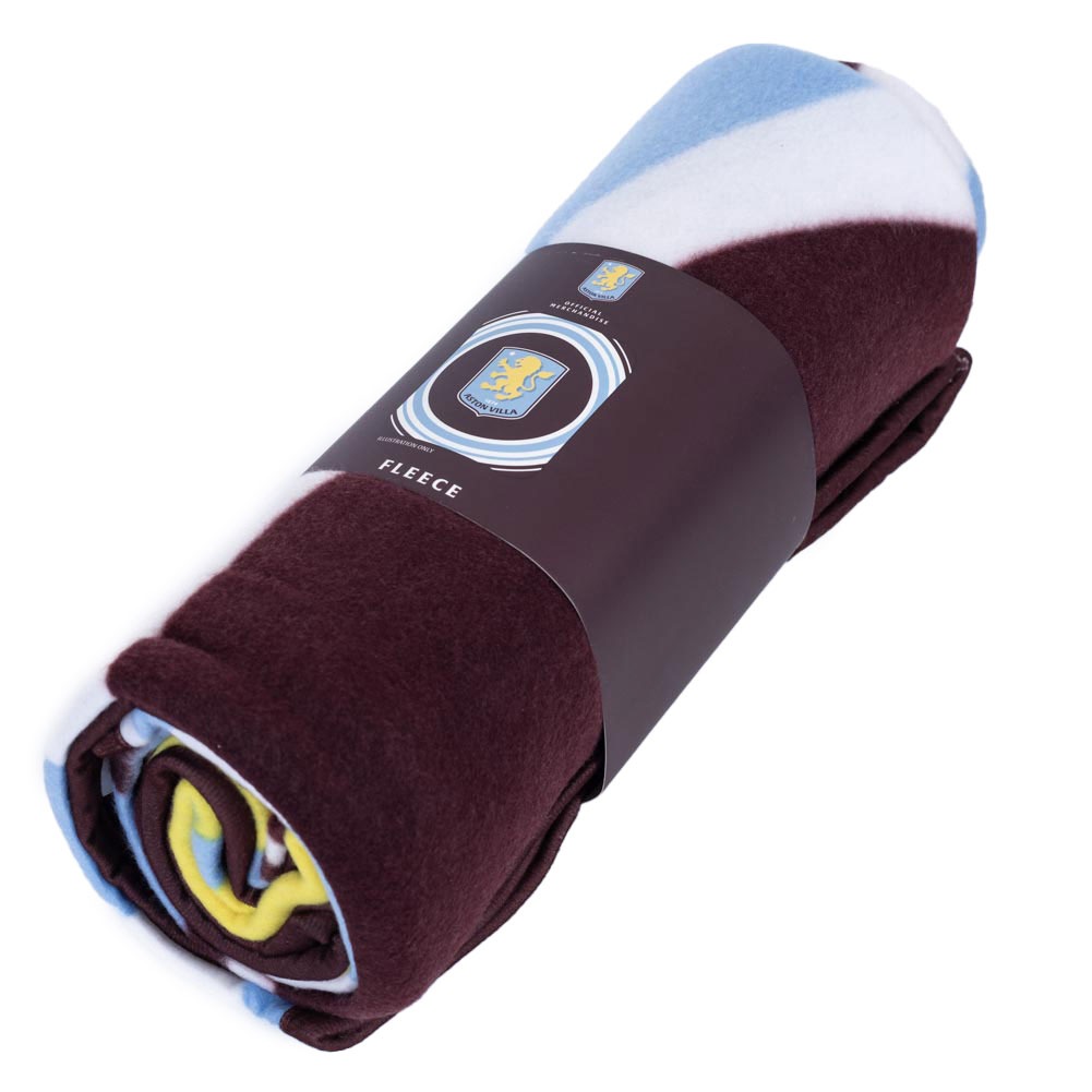 aston villa fc pulse fleece blanket