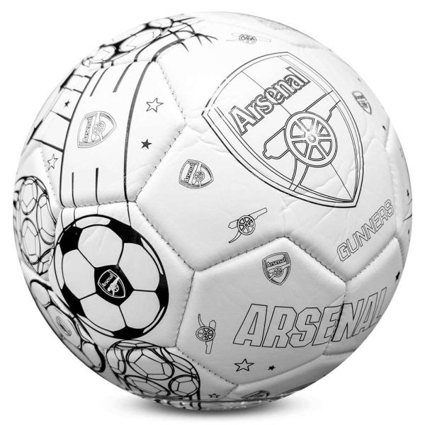 arsenal fc 'colour in' mini football set