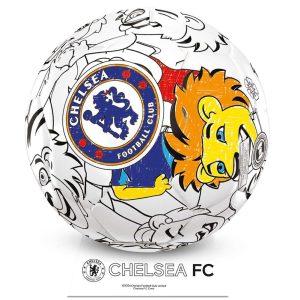 chelsea fc 'colour in' mini football set