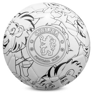 chelsea fc 'colour in' mini football set