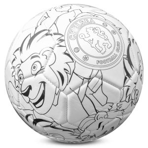 chelsea fc 'colour in' mini football set