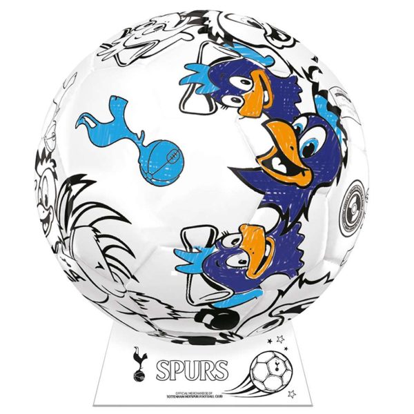 tottenham hotspur fc 'colour in' mini football set