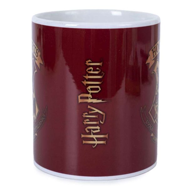 harry potter red hogwarts mug