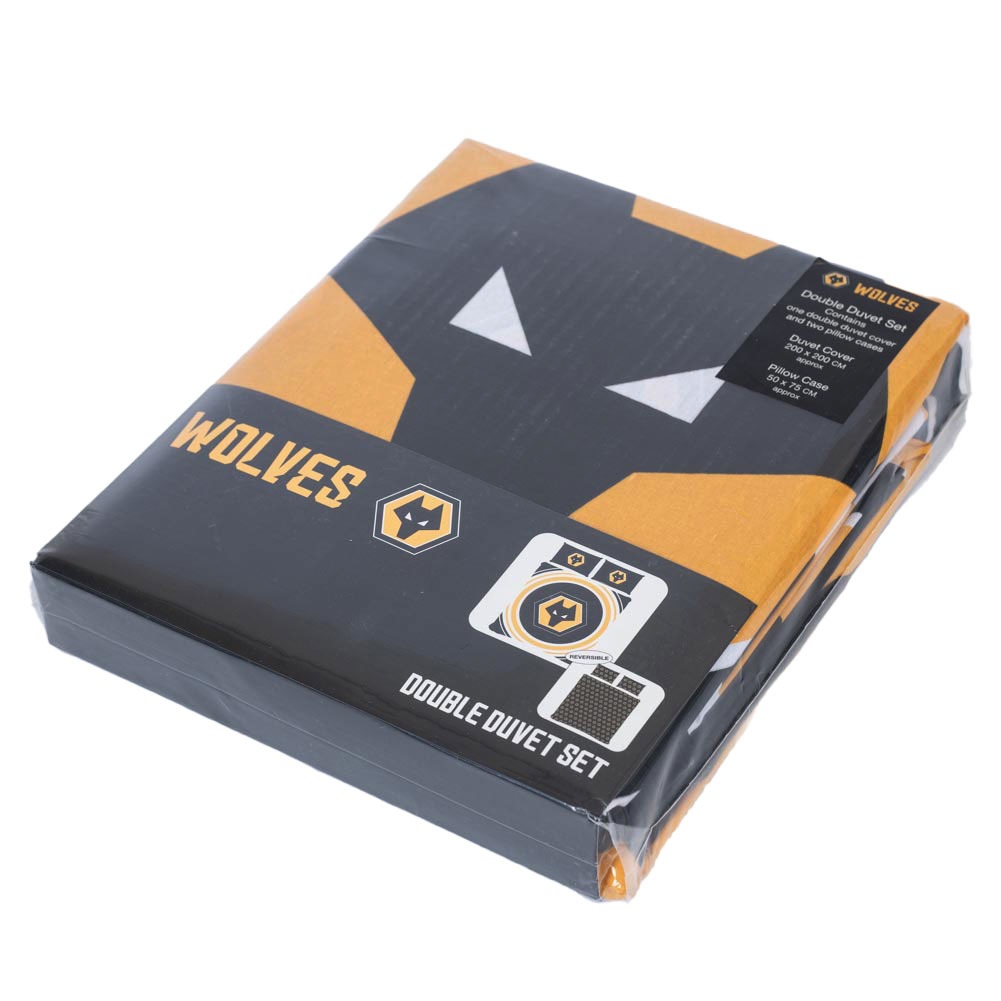 wolverhampton wanderers fc pulse double duvet set