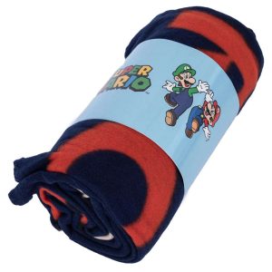 super mario fleece blanket