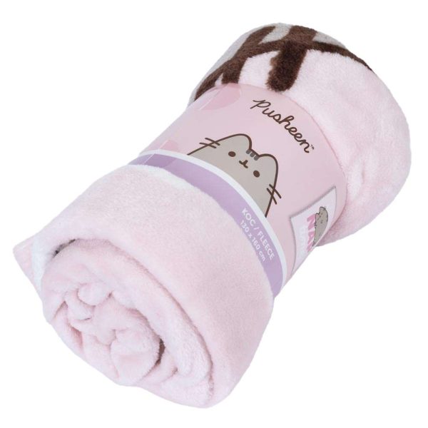 pusheen nap time premium fleece blanket