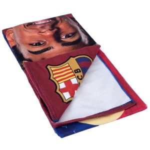 fc barcelona yamal diagonal split towel