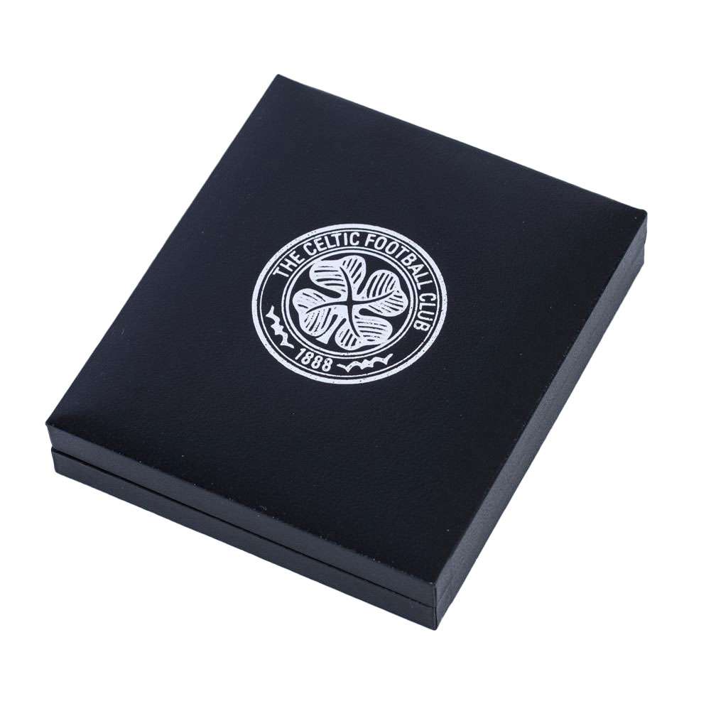 celtic fc gold plated name dropper necklace