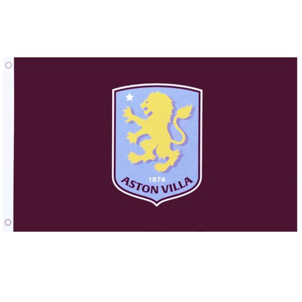 aston villa fc core crest flag