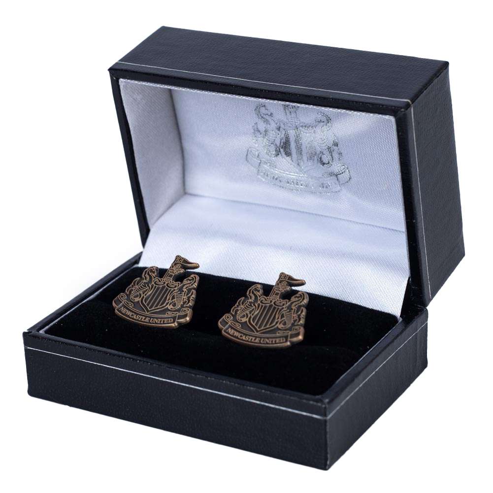 newcastle united fc antique gold cufflinks