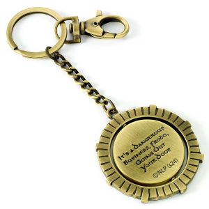 the lord of the rings hobbit door spinner keyring