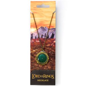 the lord of the rings silver plated necklace hobbit door