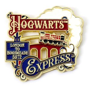 harry potter hogwarts express sliding pin badge