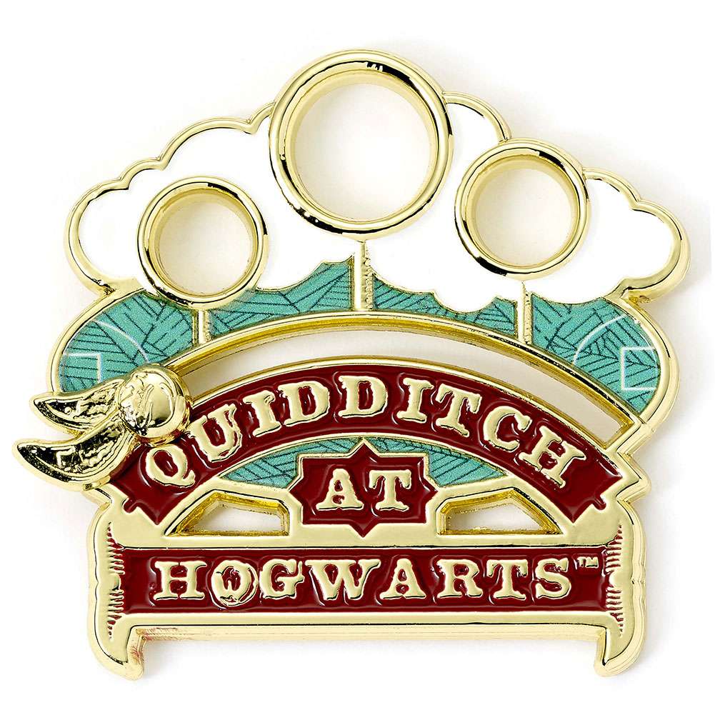 harry potter golden snitch sliding pin badge