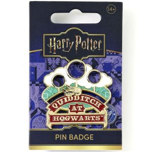 harry potter golden snitch sliding pin badge